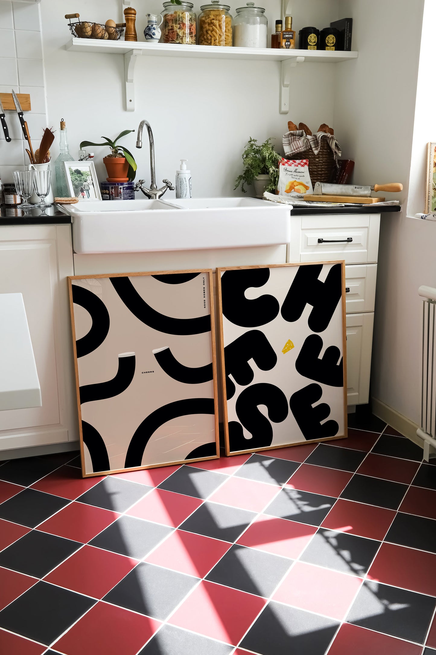 Cheese typography Kitchen wall art print