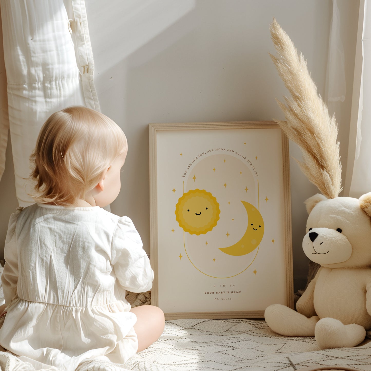 Room Wall Art Print new born baby