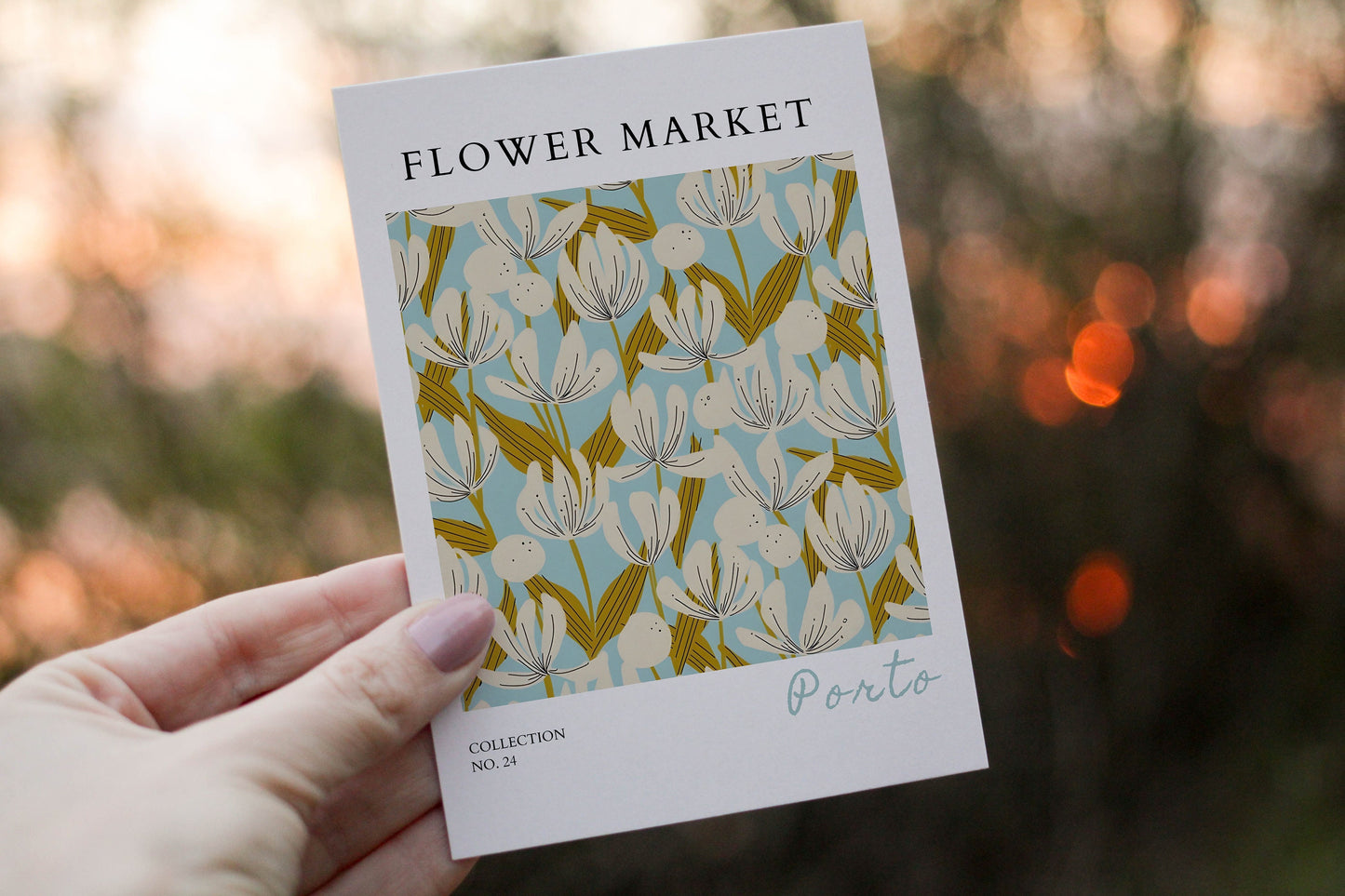 Porto Flower Market Poster