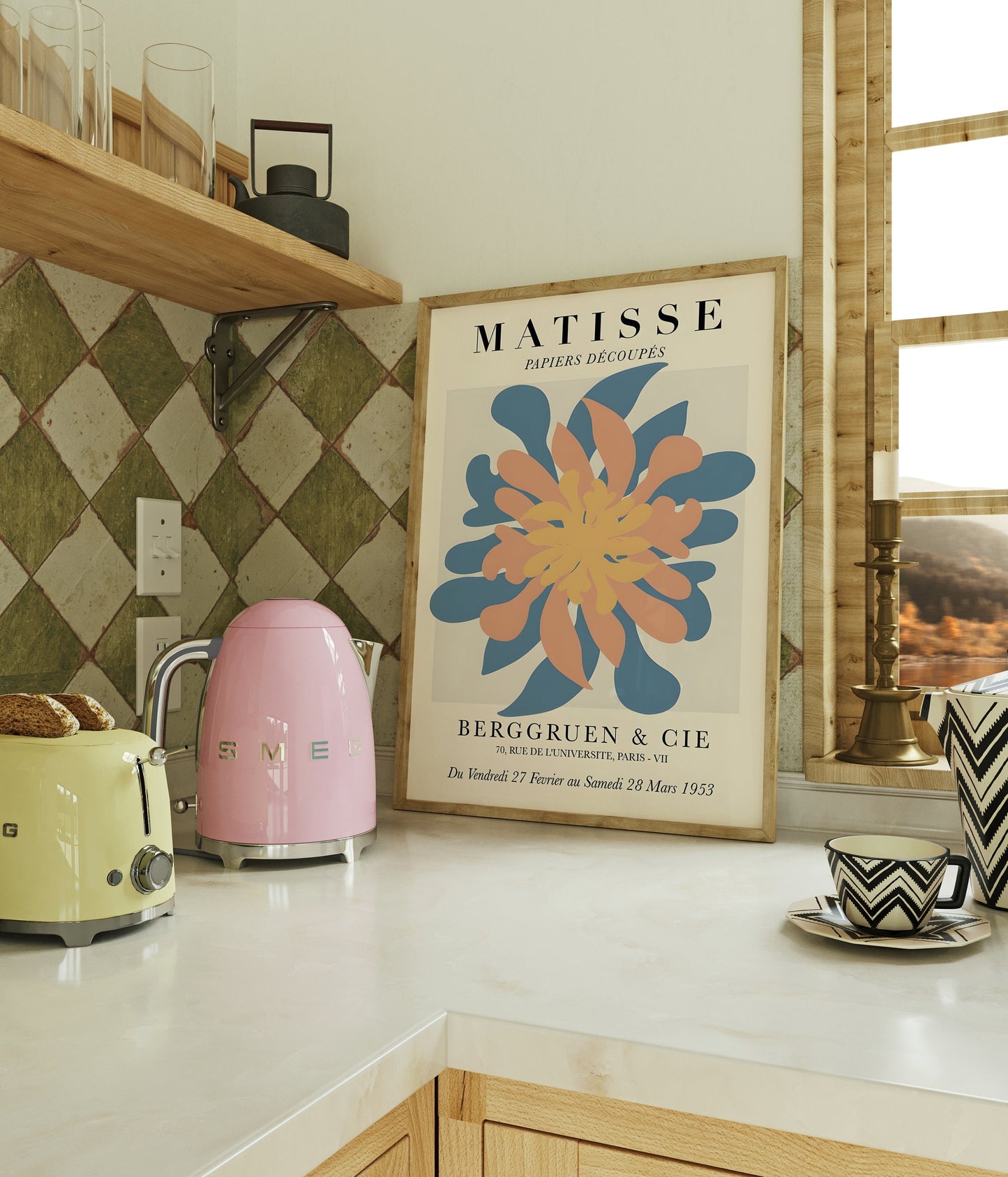 Henri Matisse Flower Art exhibition poster