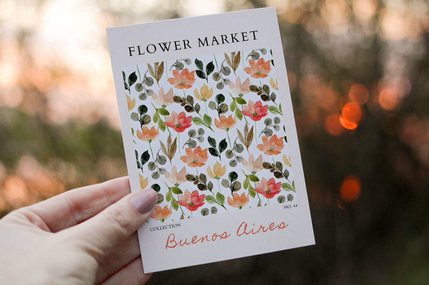 Buenos Aires Flower Market Print