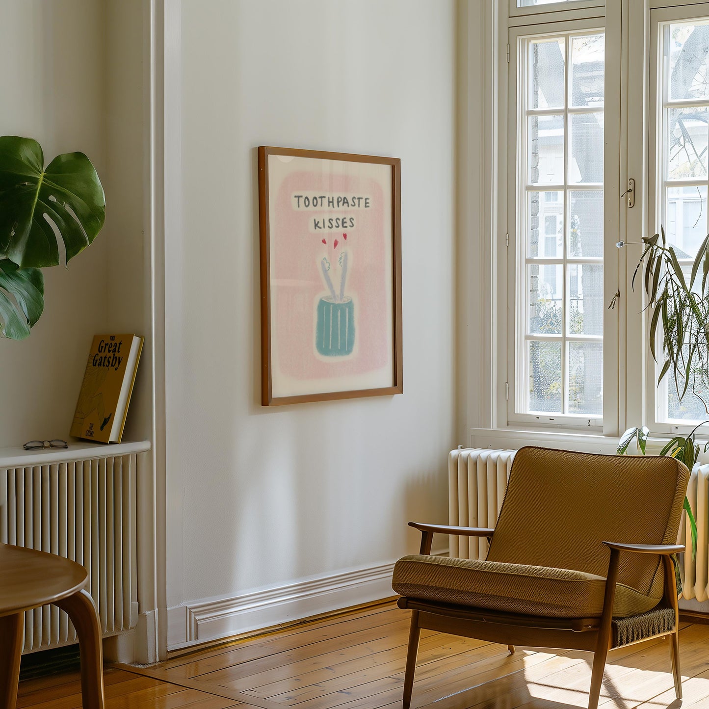 The Maccabees Toothpaste Kisses Lyric Wall art Print