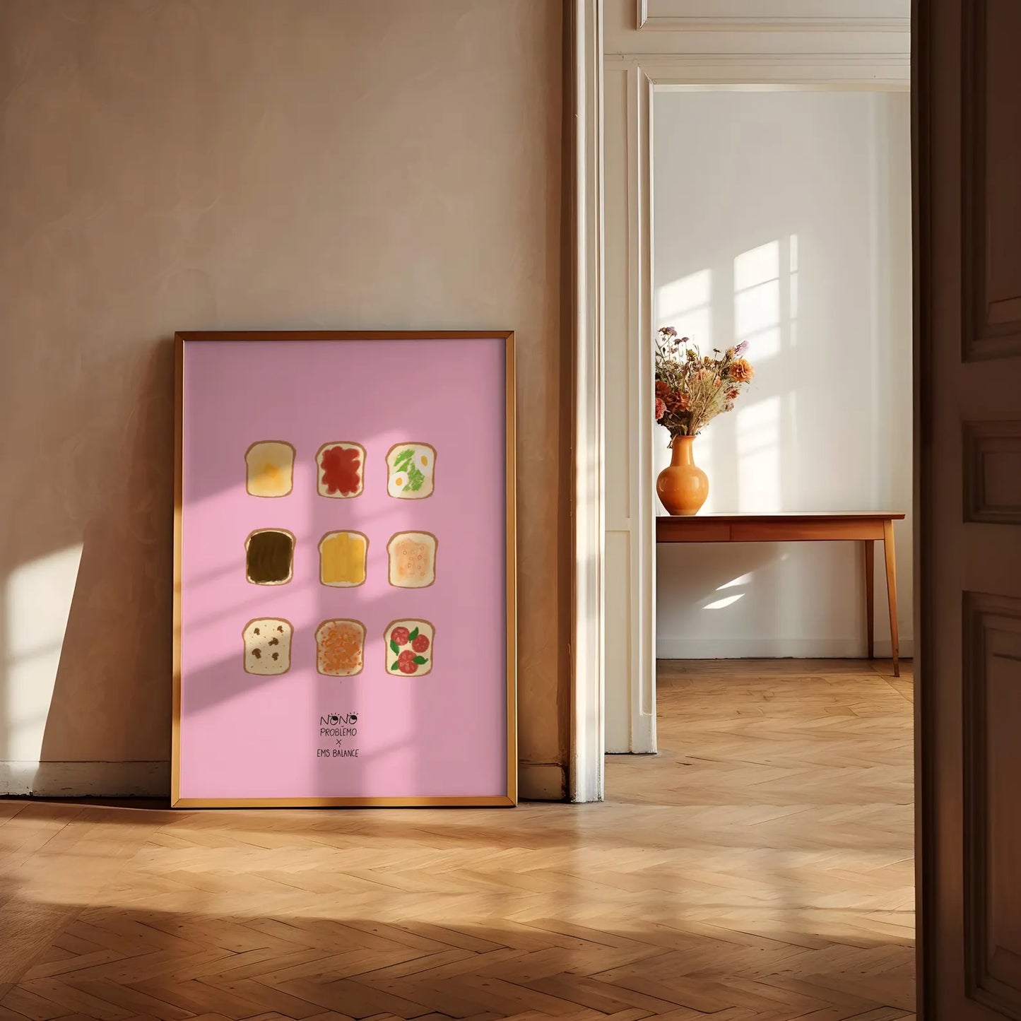Toast Toppings Kitchen Wall Print Food Art Home Decor
