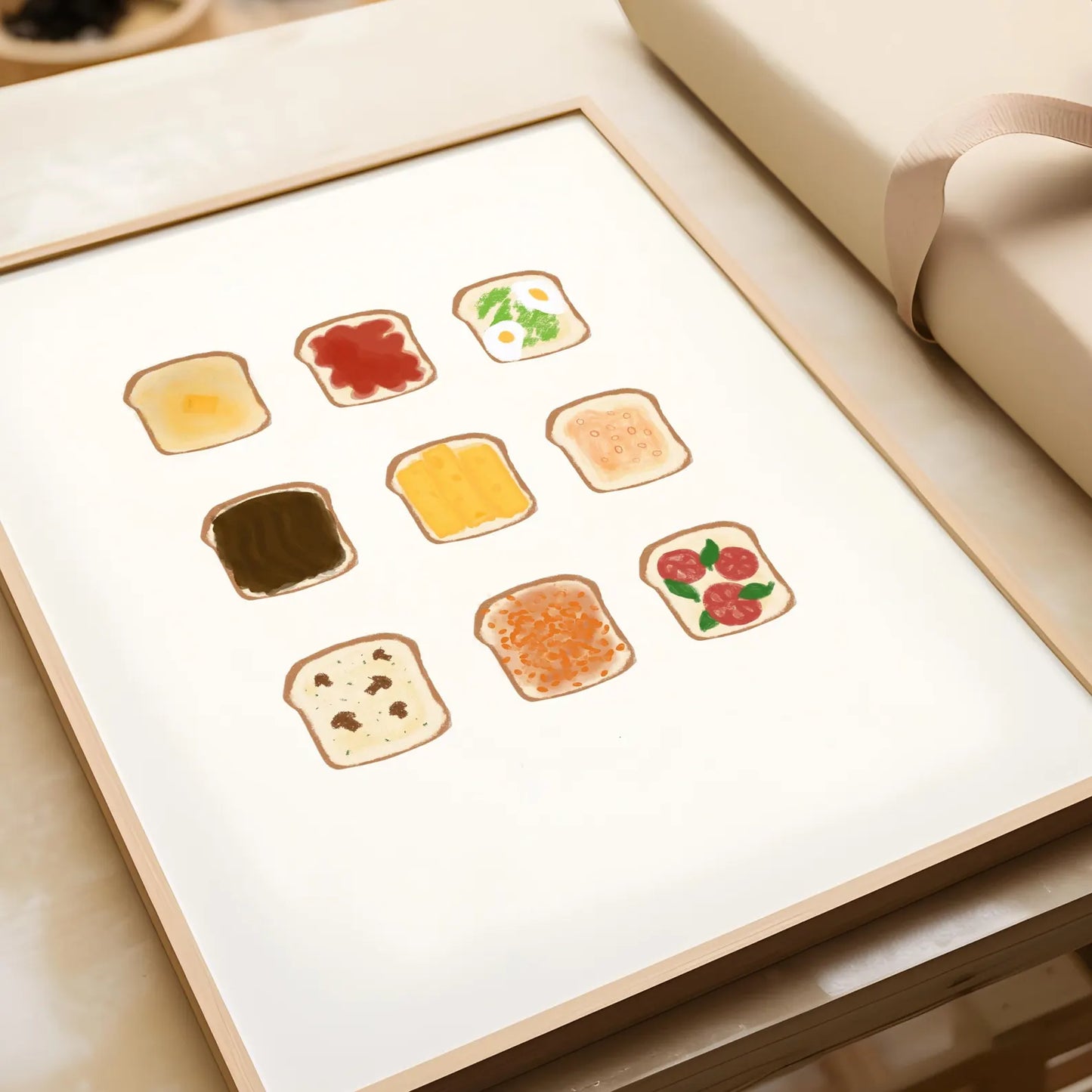 Kitchen Prints - Ems Toast Menu 
