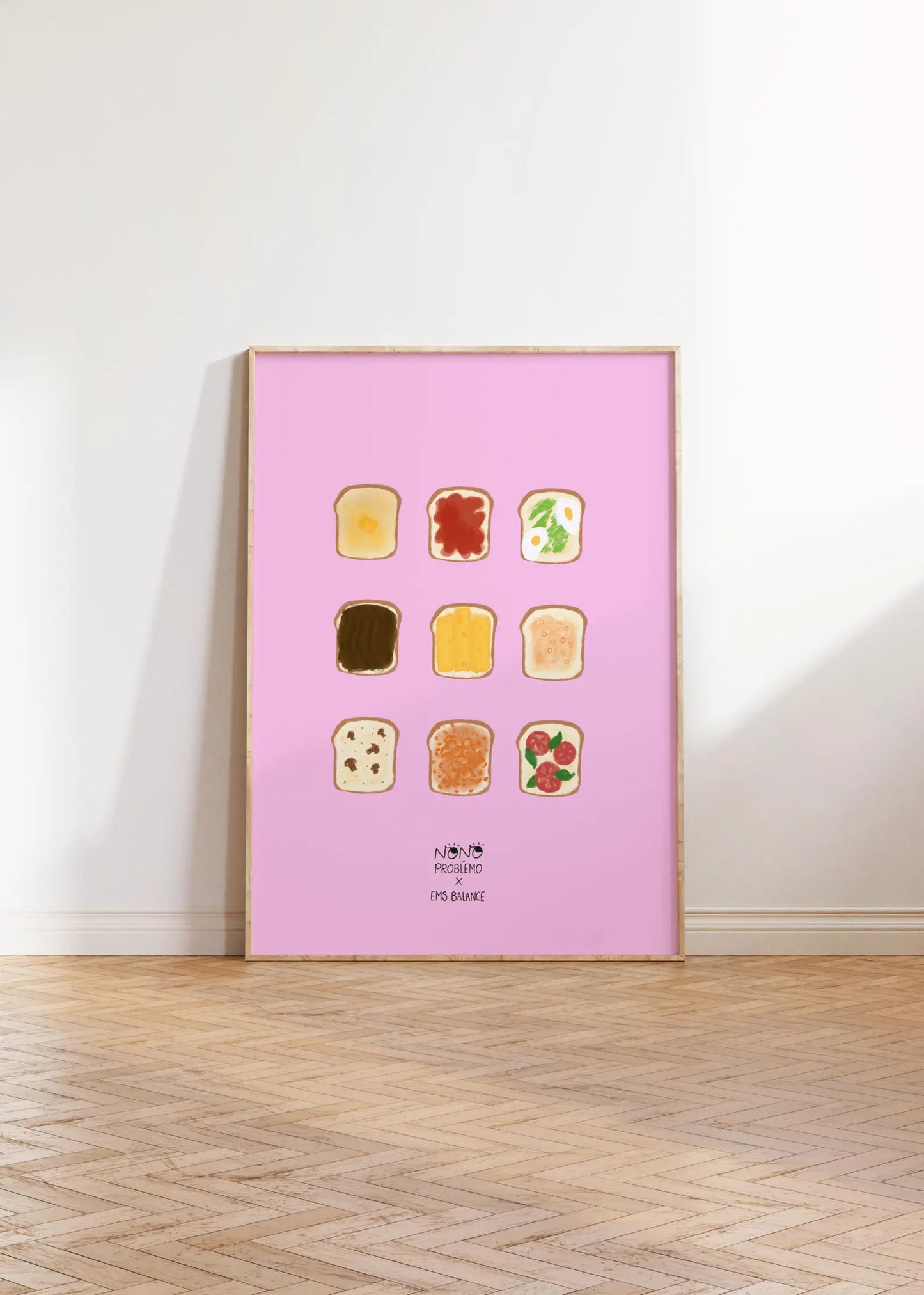 EMS Pink Toast Menu