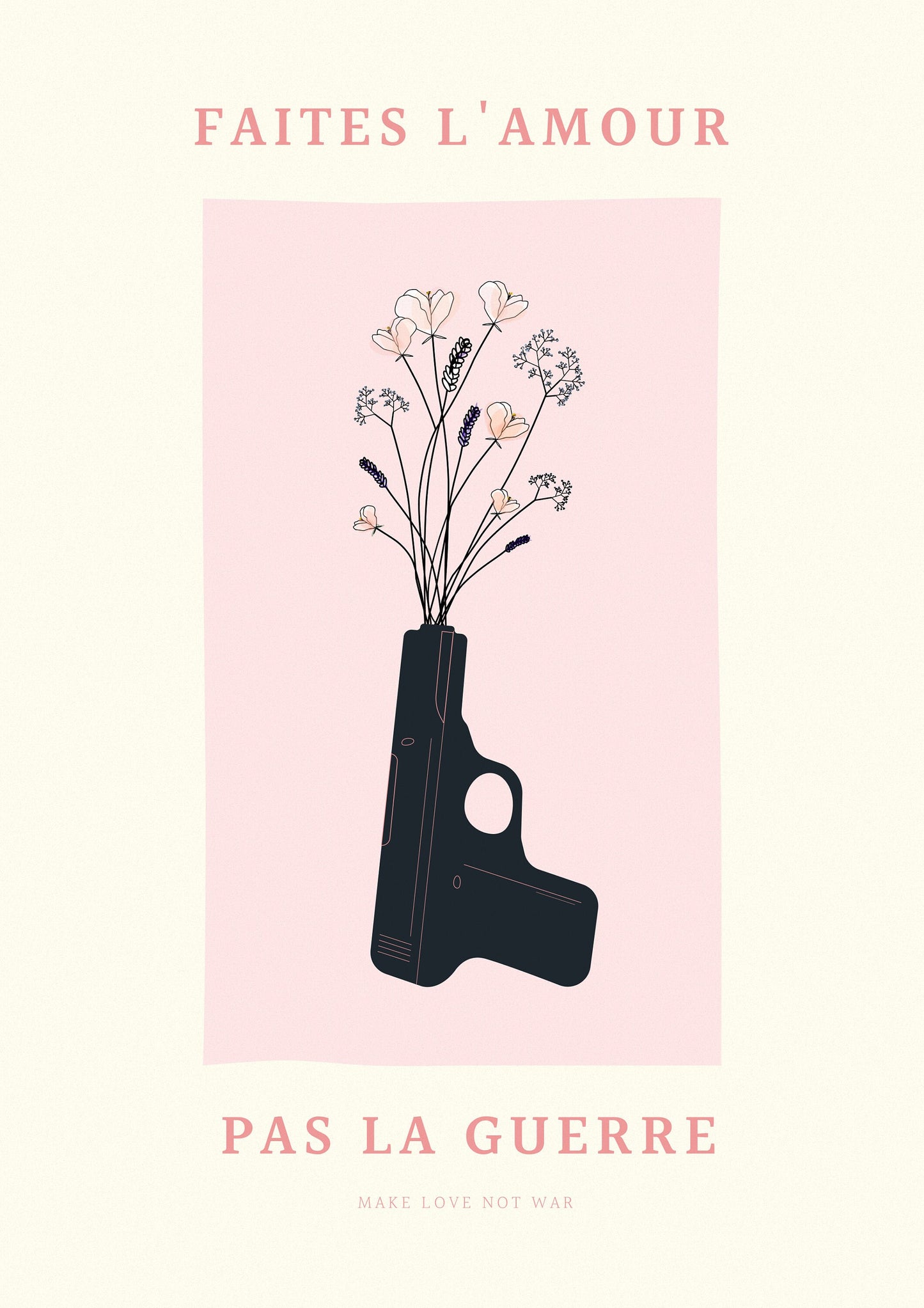 Make Love Not War Print