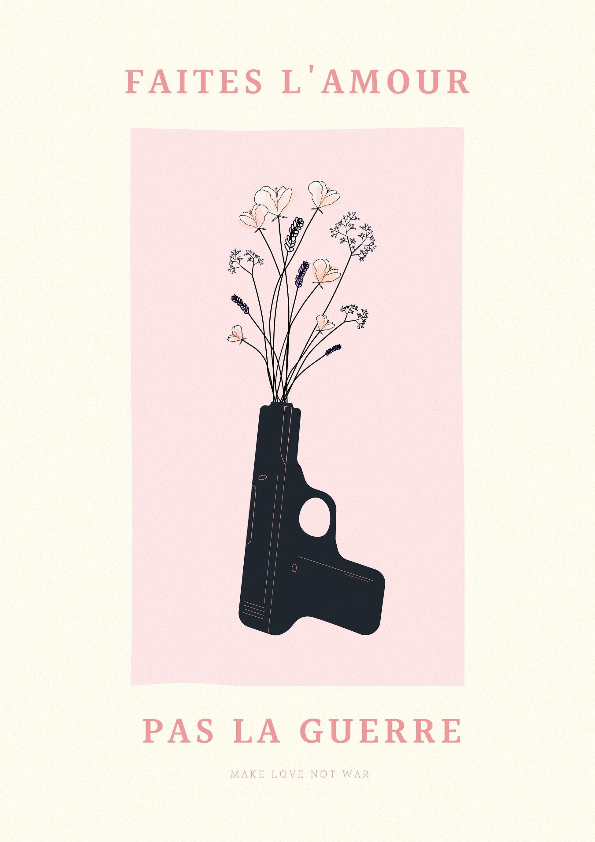 Make Love Not War Print