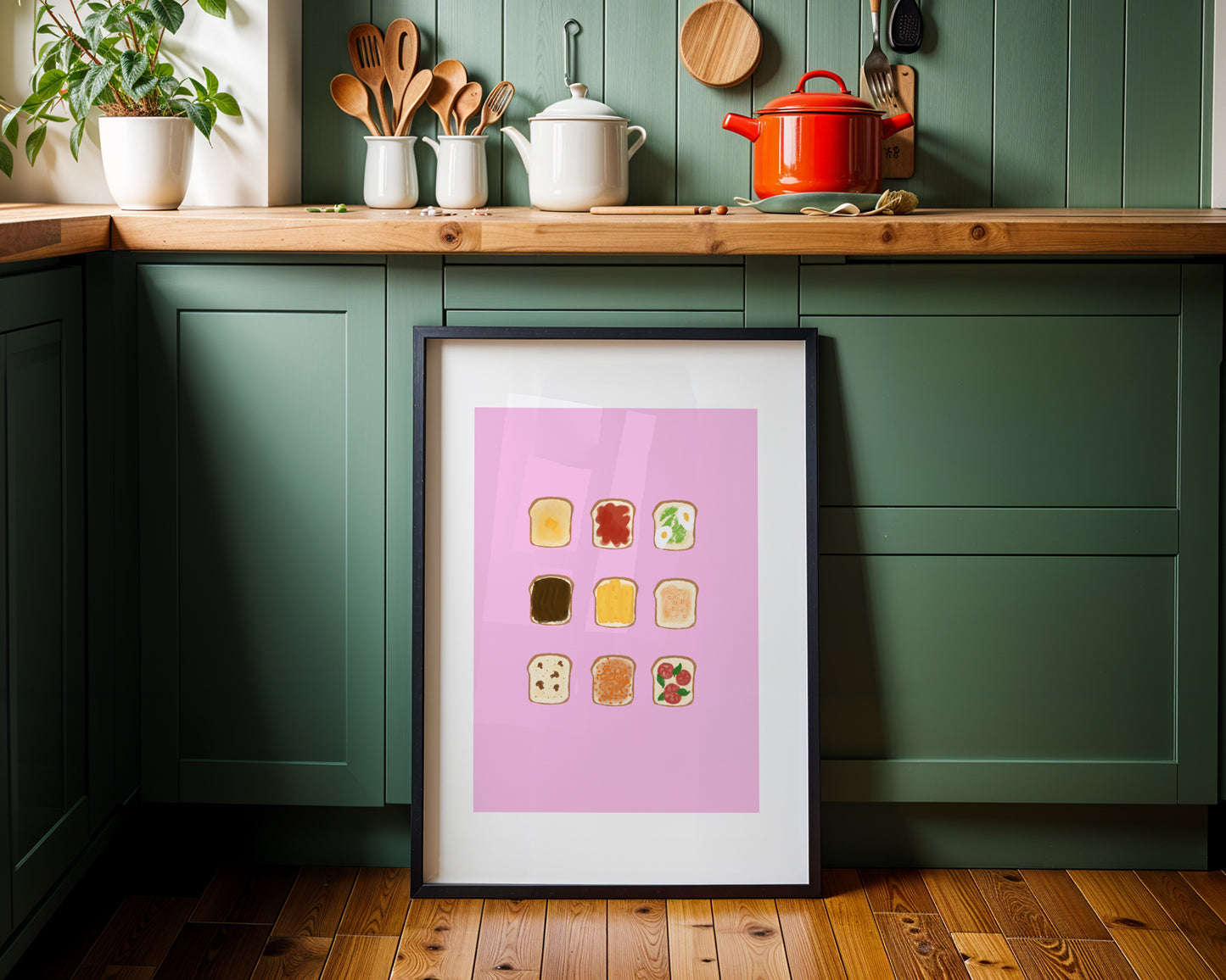 Ems Toast Menu Print for Wall