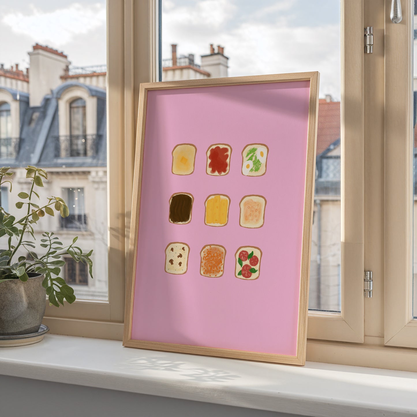 Ems Toast Menu Wall Print