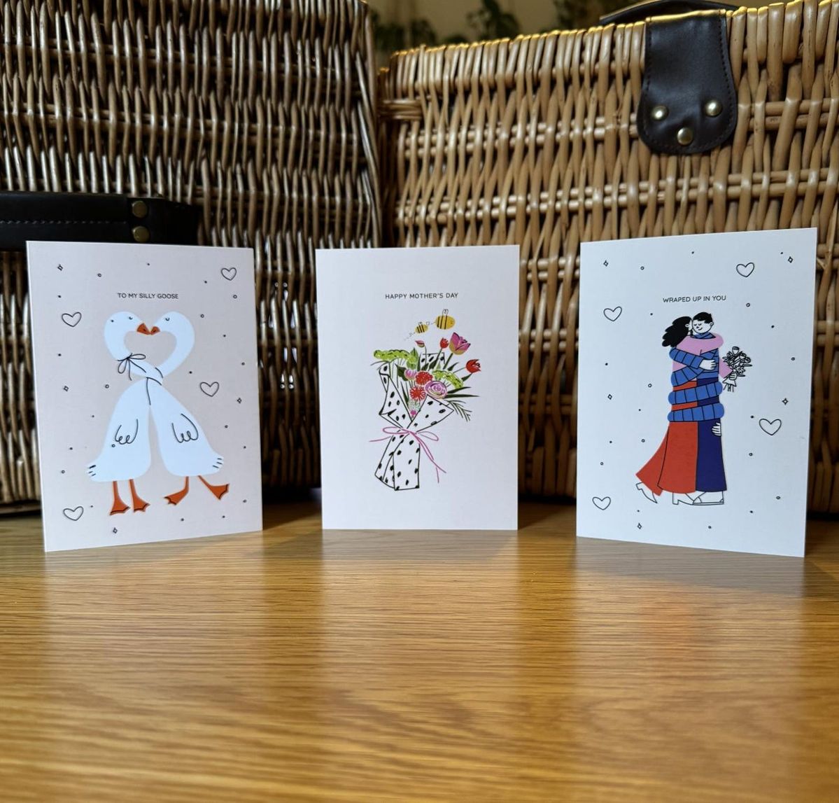 White Greeting cards
