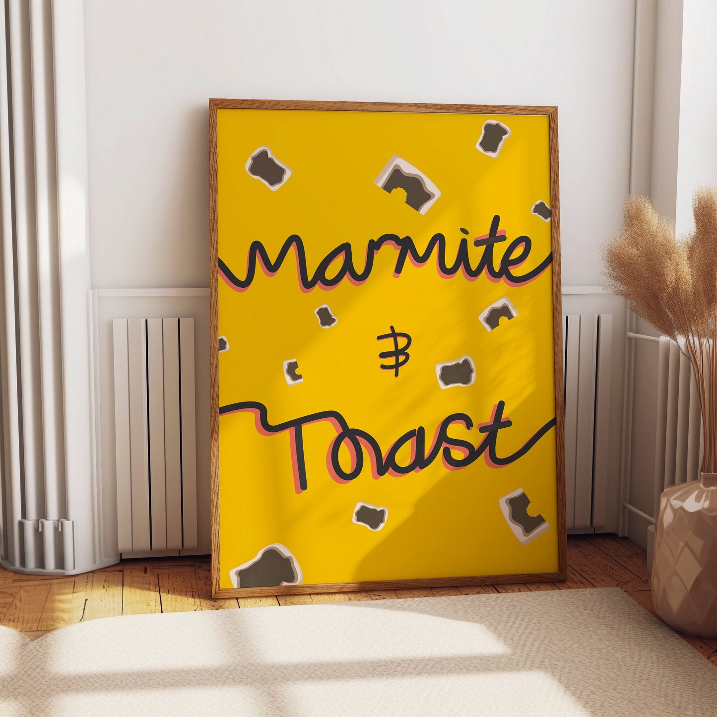 Marmite and toast marmite lovers kitchen wall art print