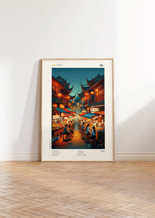 Asia inspired wall art print