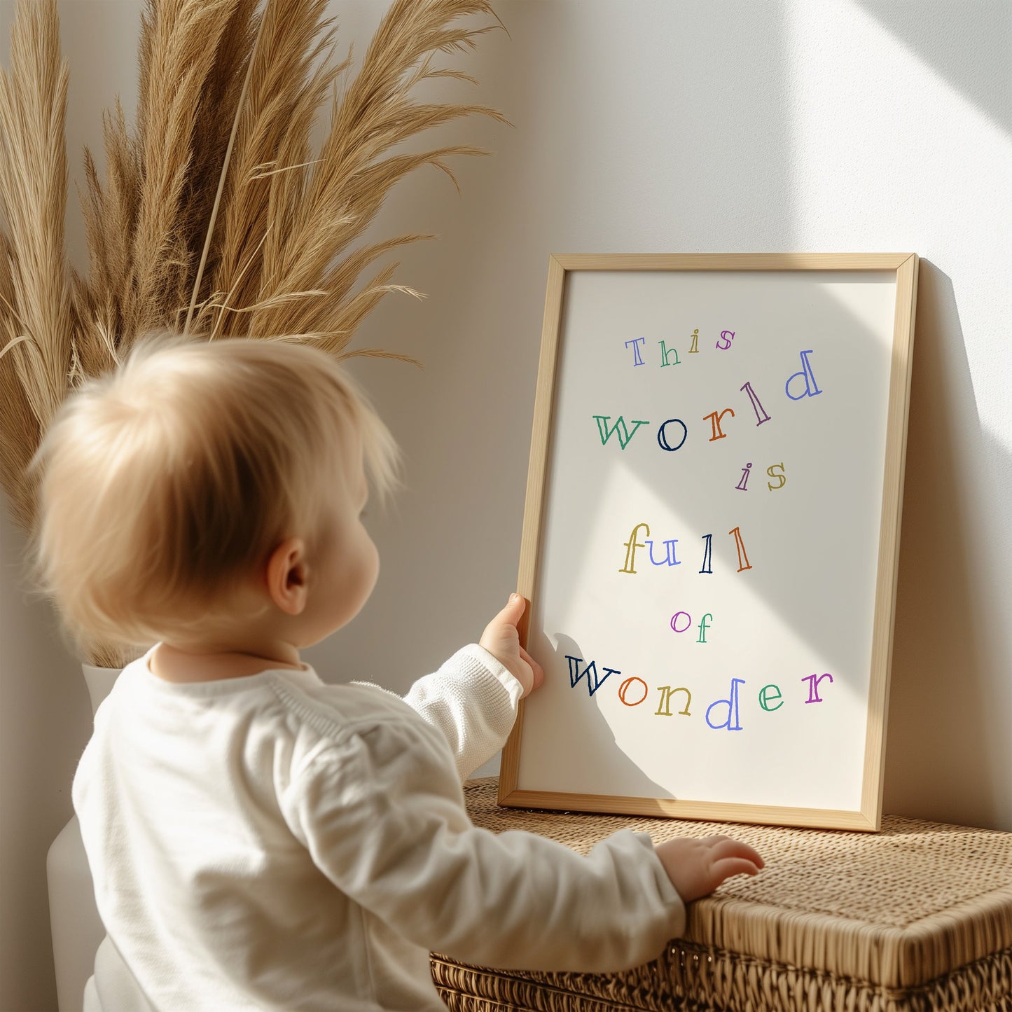 The world is full of wonder wall art print