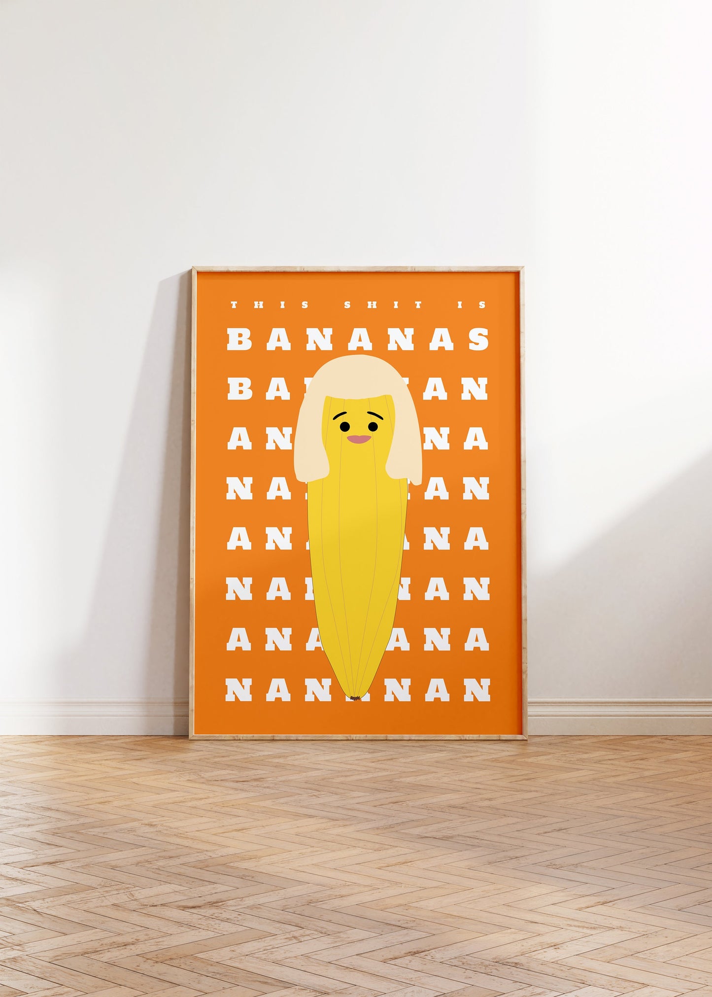 This is bananas - Gwen Stefani inspired fan wall art print