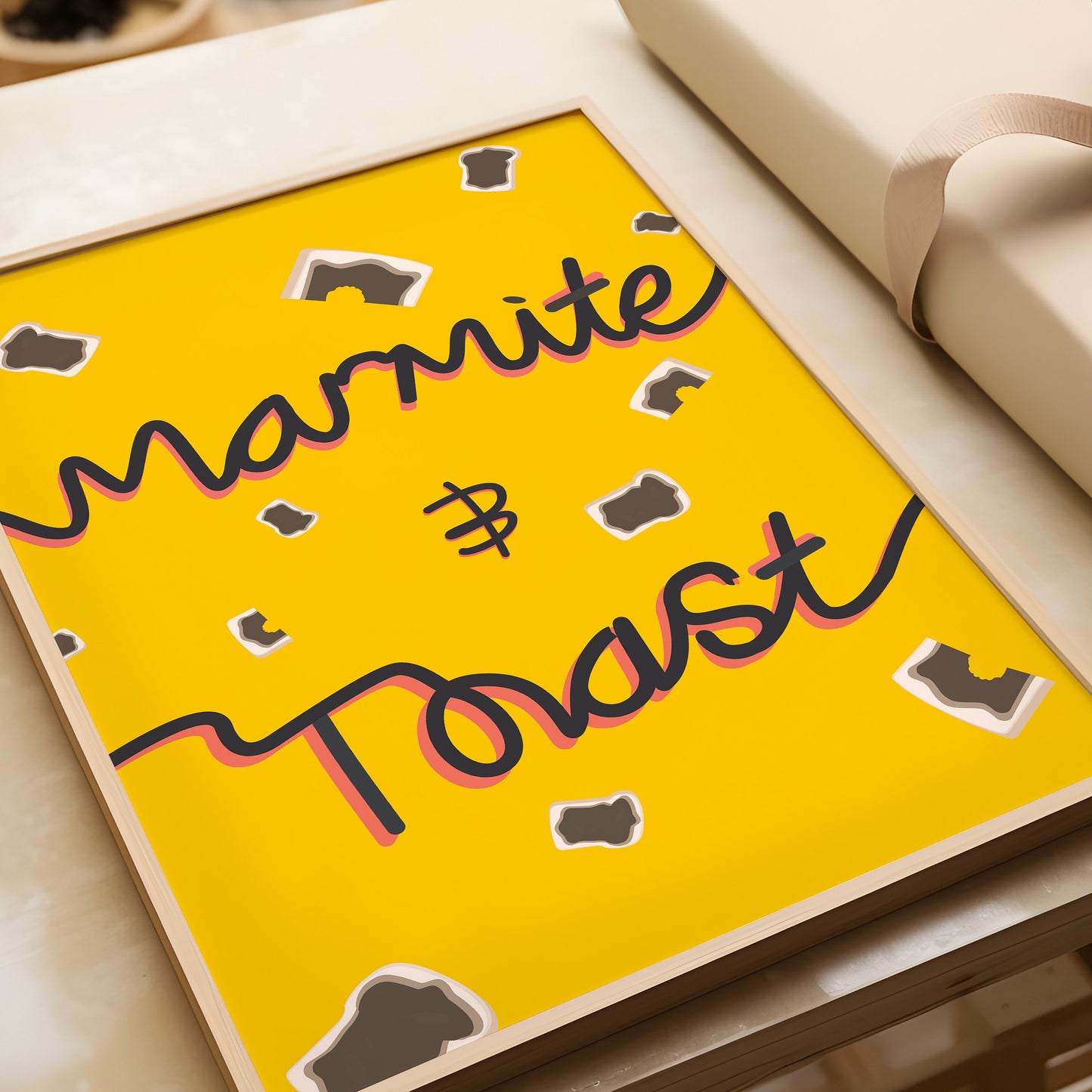 Marmite Print for Marmite and Toast lover