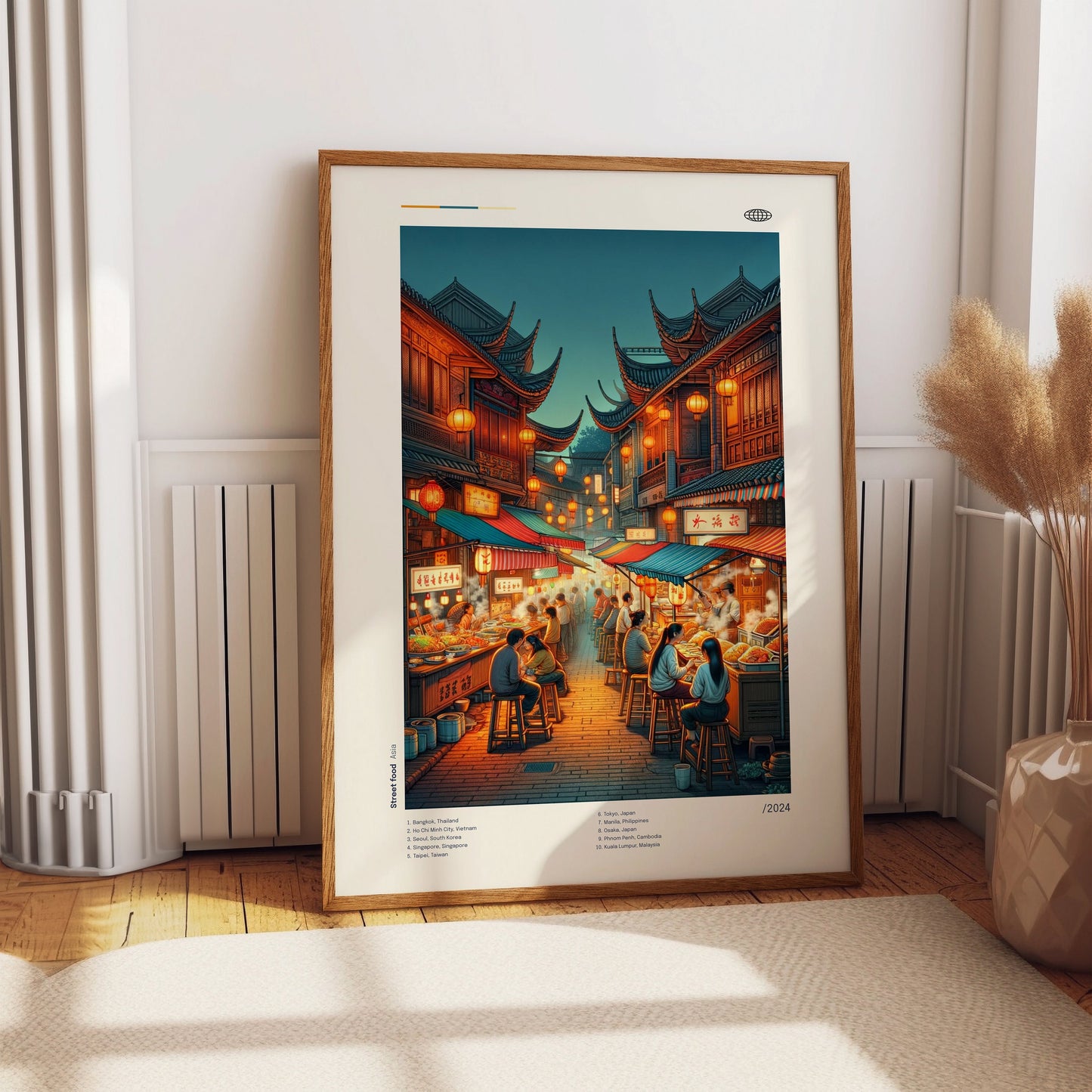 Asia inspired wall art print