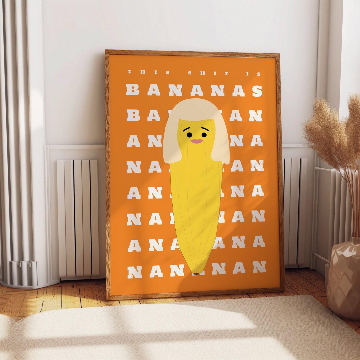 This is bananas - Gwen Stefani inspired fan wall art print