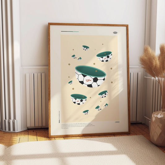 Kelloggs Football Wall Art Print