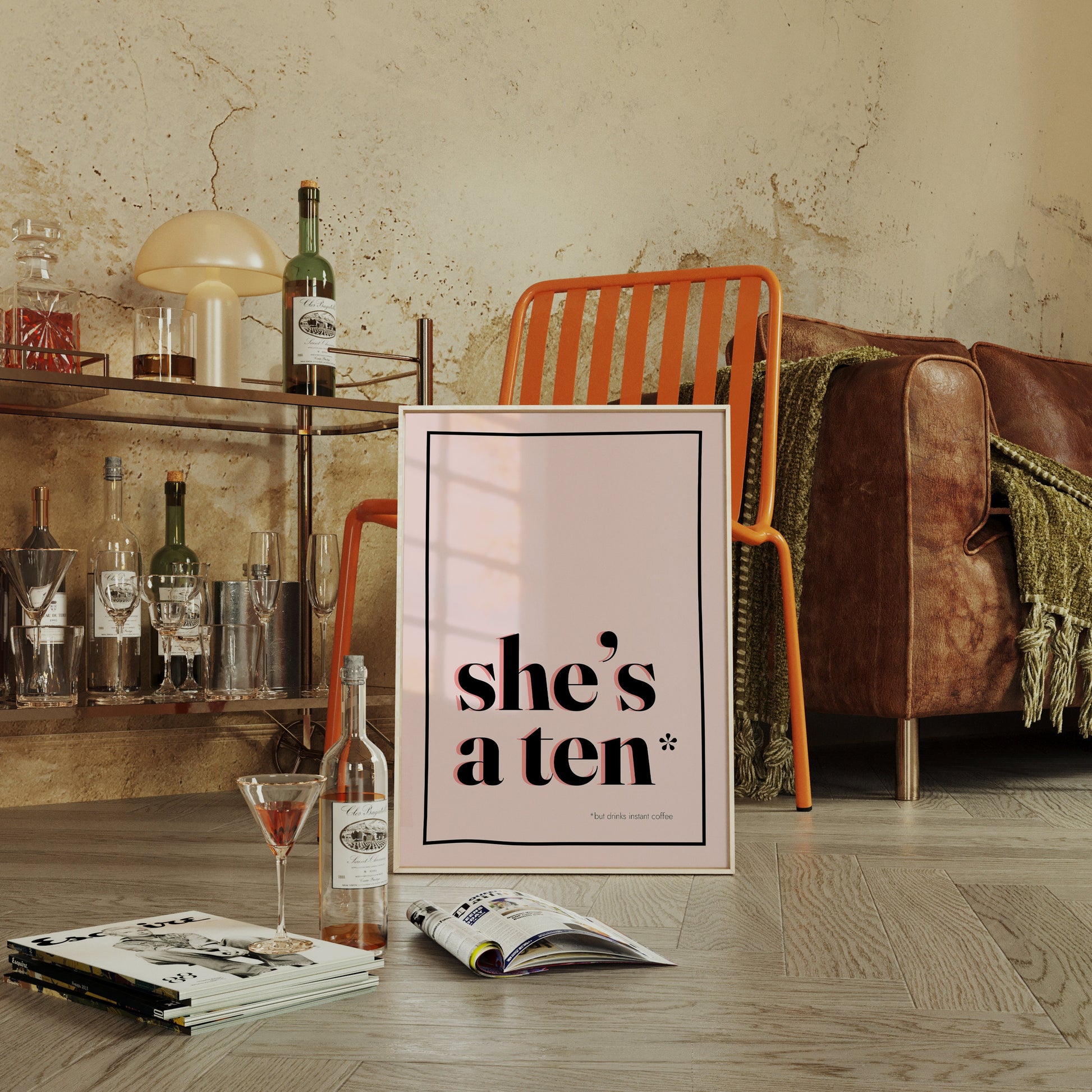 Coffee Print Kitchen Wall Art