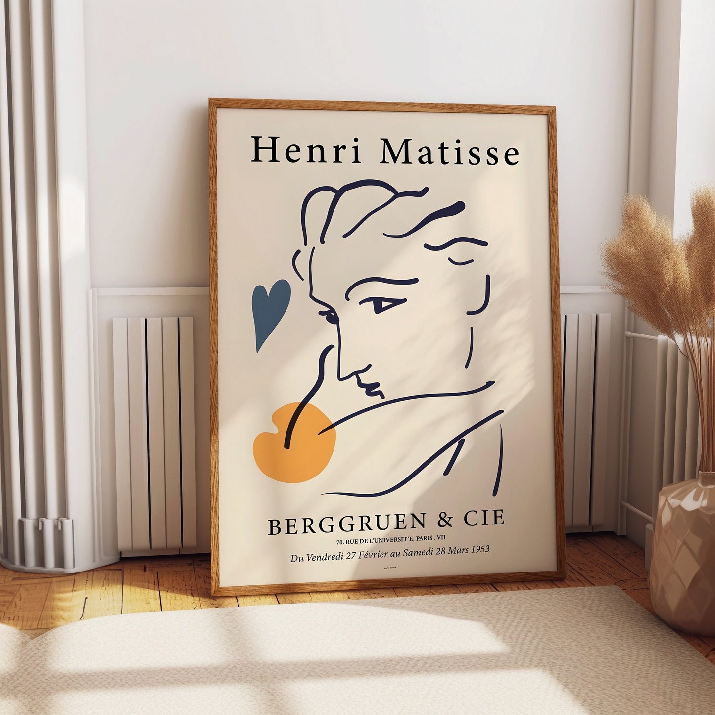 Henri Matisse Berggruen and Cie Wall Art Print, Home decor, The Paper Cut out, Kitchen Bedroom, Living room, Bathroom minimal poster gift