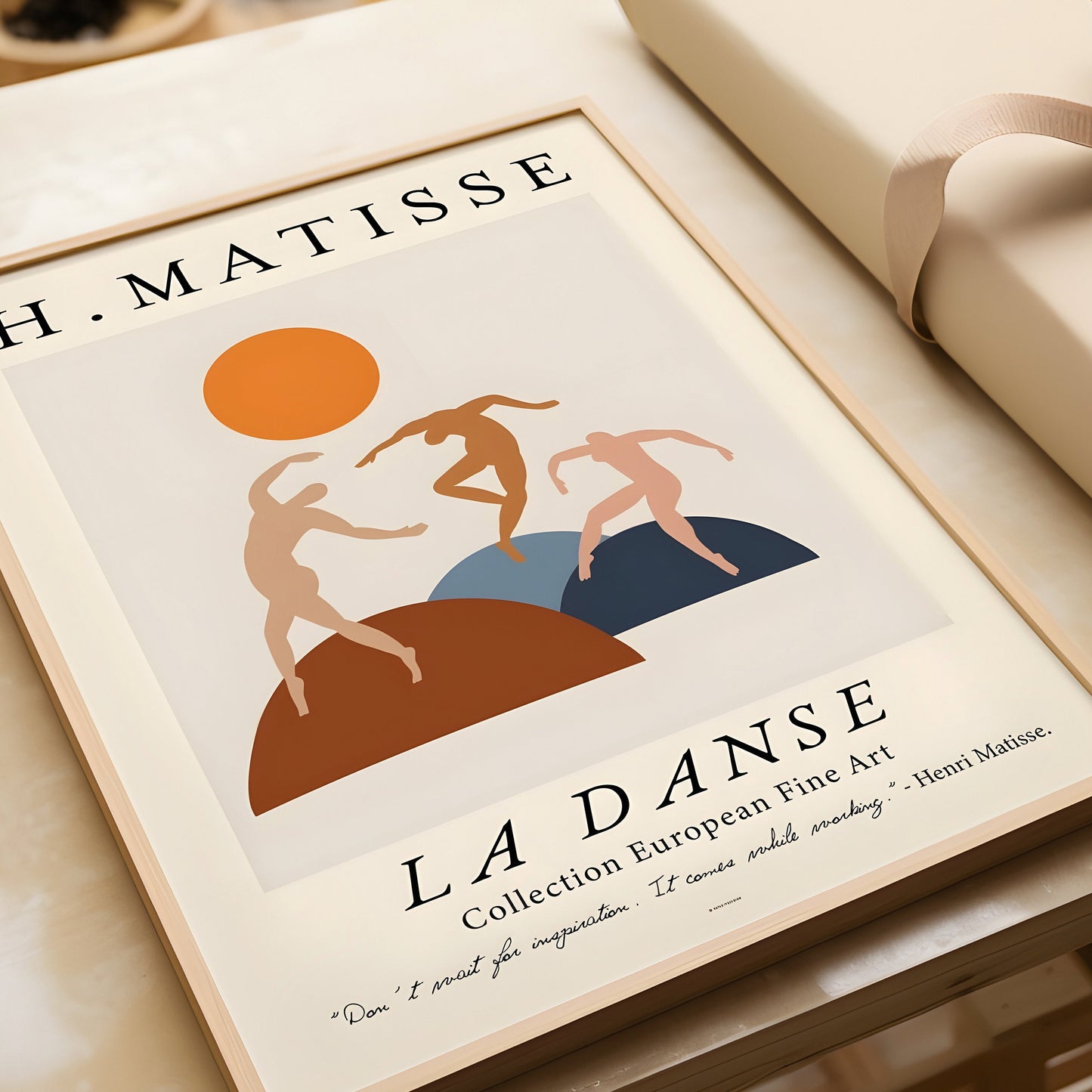 Henri Matisse La Danse Wall Art Print, Abstract Home decor, Paper Cut Dancers, Kitchen Bedroom, Living room, hall wall art posters gift