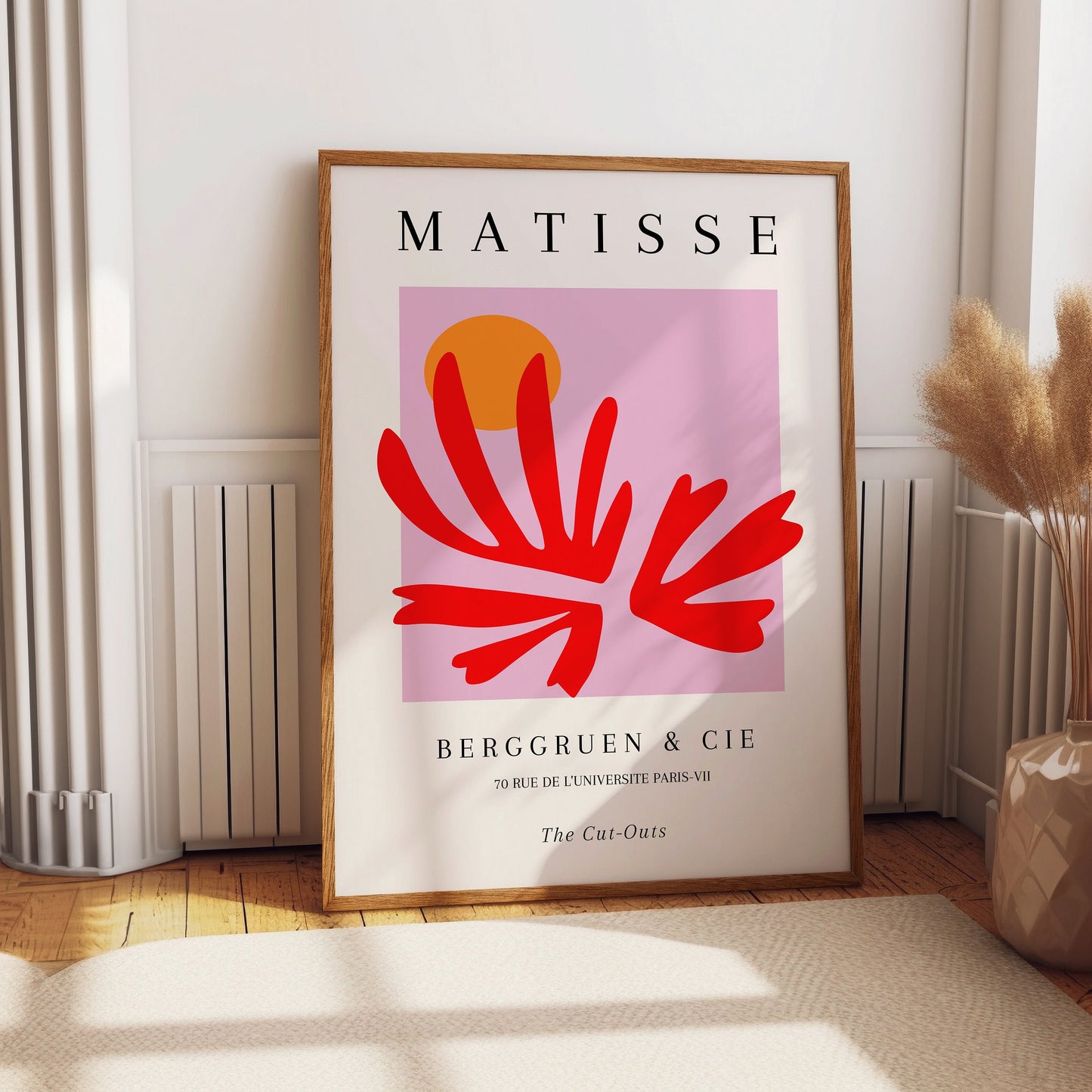 Henri Matisse Poster Berggruen and Cie Wall Art Print, Home decor, The Paper Cut out, Kitchen Bedroom, Living room, Bathroom Bright Art gift