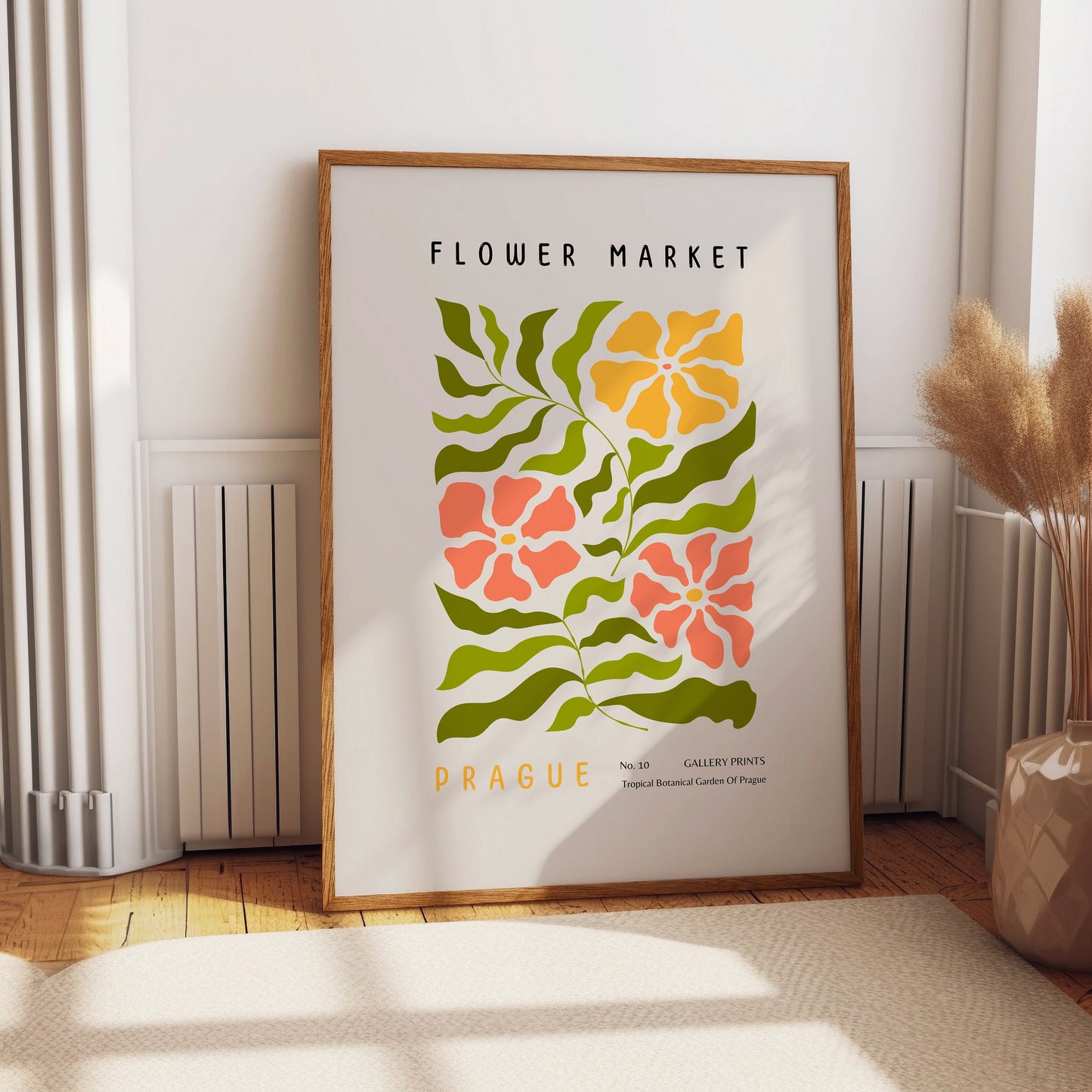 Henri Matisse Flower Market Prague Botanical Print Wall Art, Home decor, Kitchen, Bathroom, Bedroom, Living room, wall art poster print gift