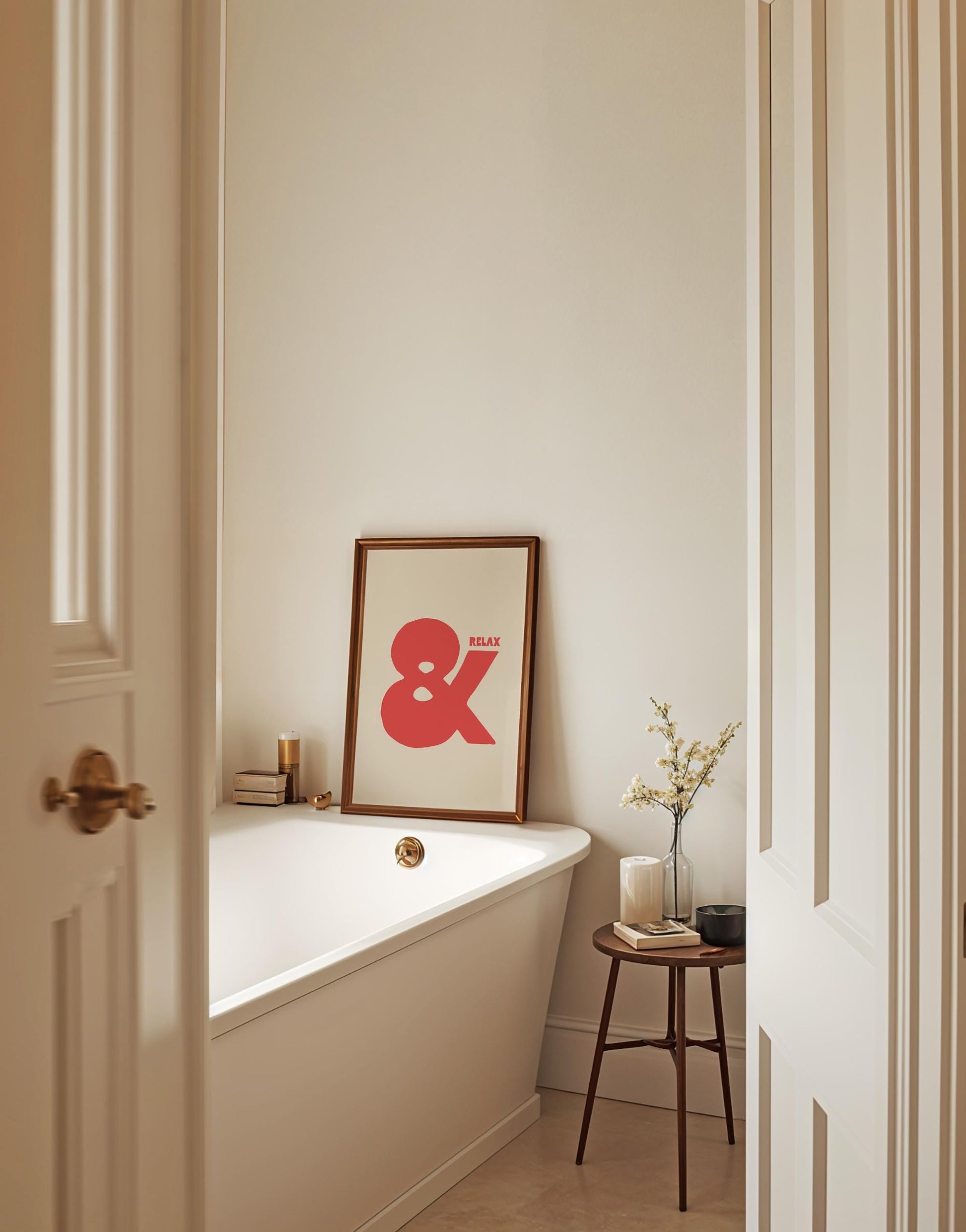 And Relax Bedroom Hallway Wall art Print
