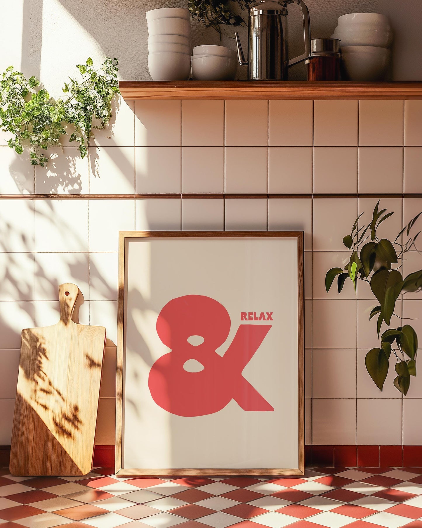 And Relax Bedroom Wall Art Print