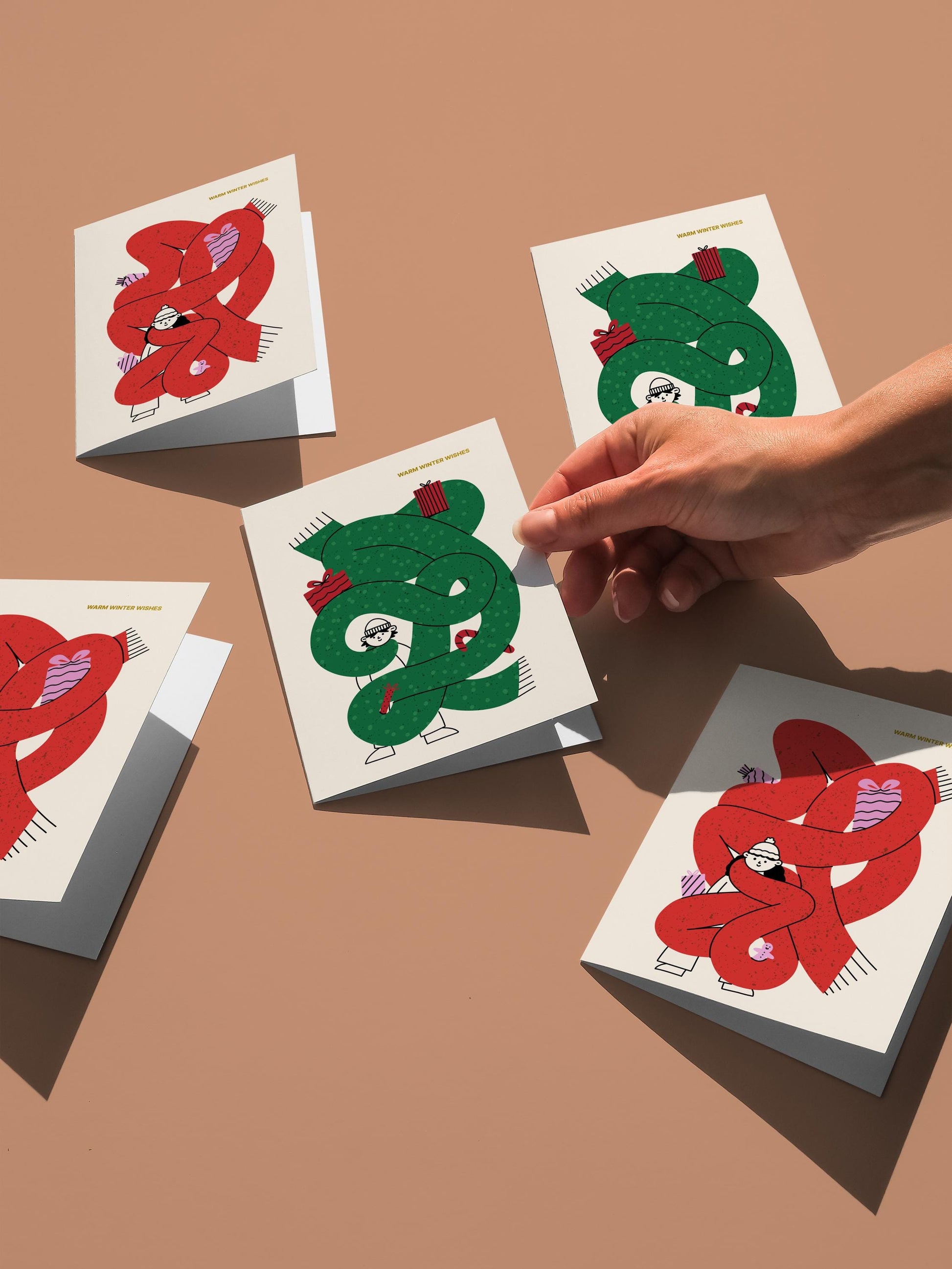 Charity Cards - Red & Green